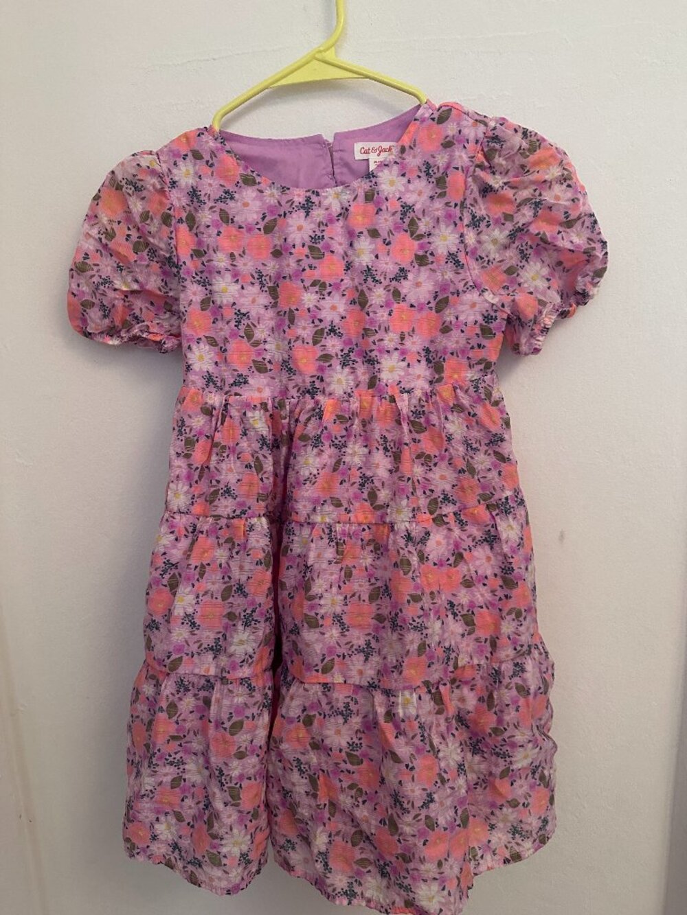 Cat & Jack puff sleeve twirly dress